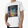 Miami Sunset World Cup 2026 Soccer Poster — Art Deco Boulevard Print by BrickByDream