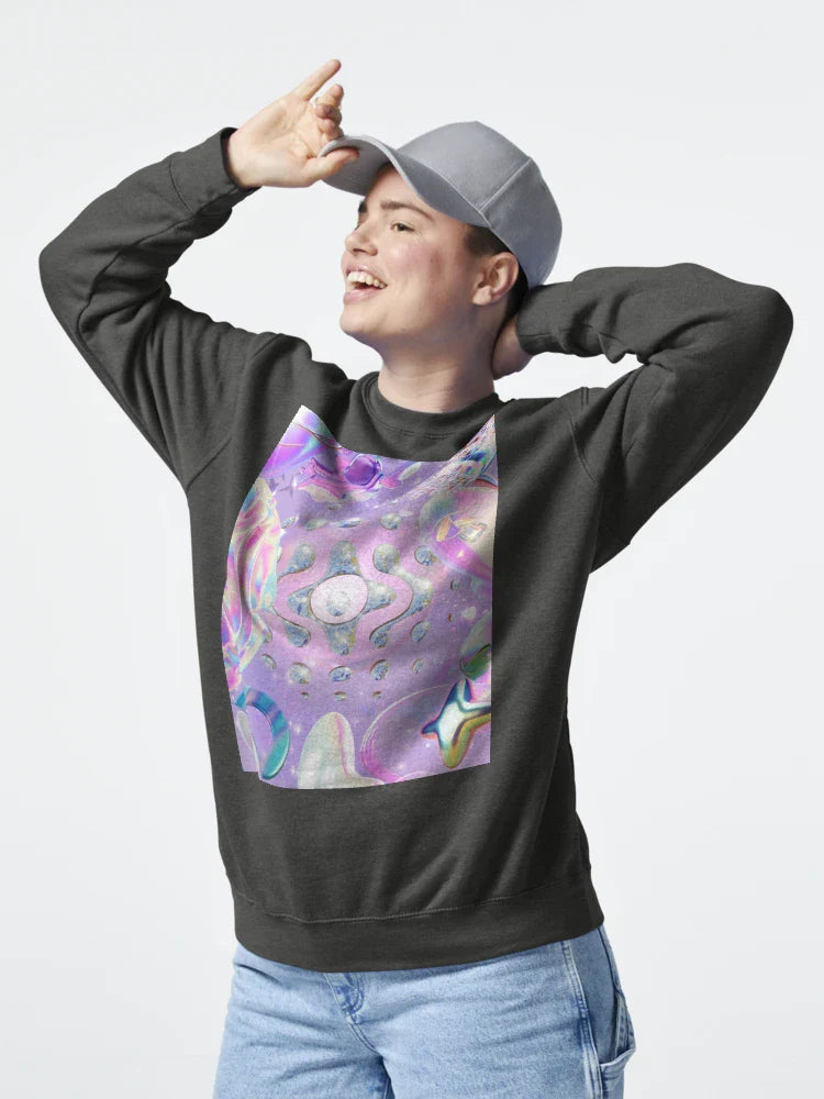 Y2K Holographic Dreamscape - Pastel Galaxy Vibes Classic T-Shirt