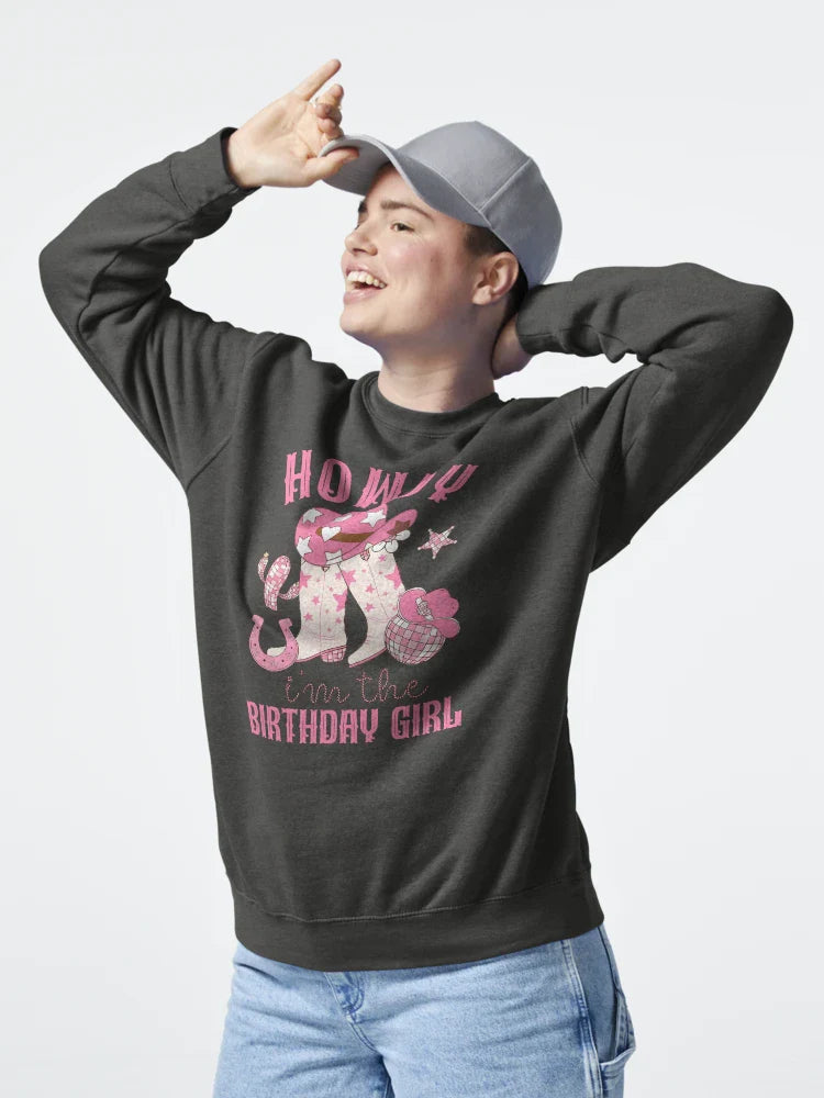 Howdy I'm The Birthday Girl Cowgirl Western Party Classic T-Shirt
