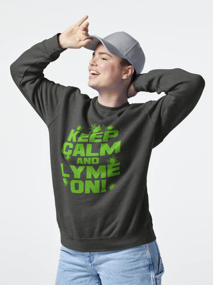 Lyme Disease Awareness Keep Calm And Lyme On Classic T-Shirt