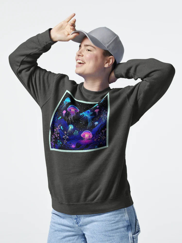 Glowing Ocean Depths Art Classic T-Shirt