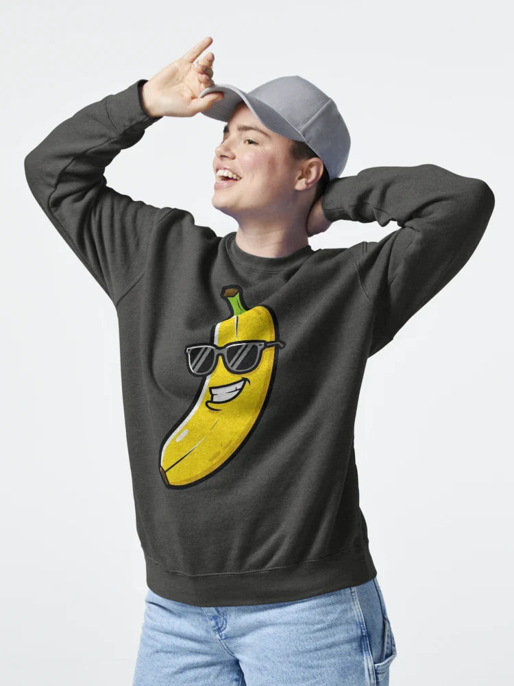 Cool & Happy Cartoon Banana Classic T-Shirt