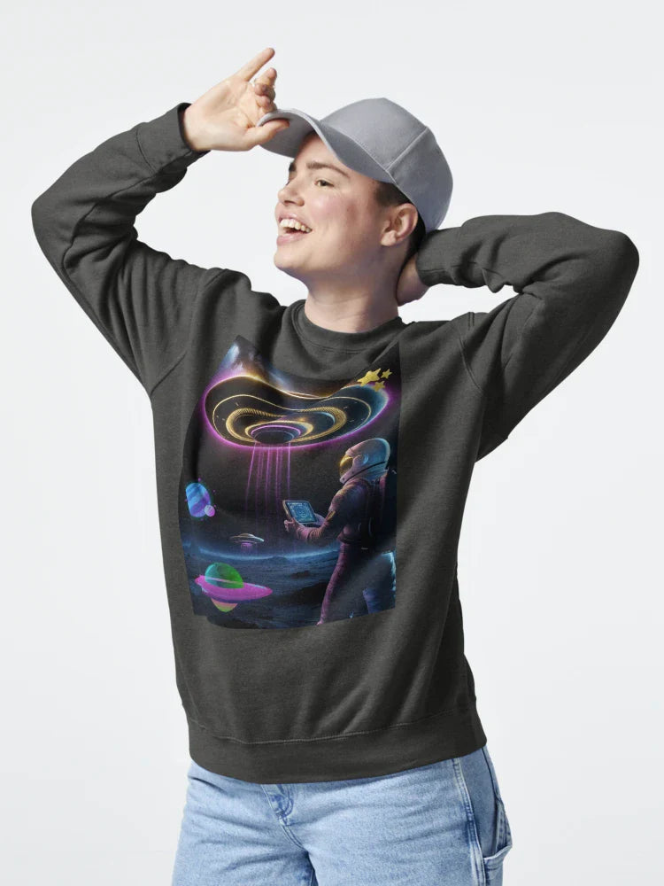 Cosmic Encounter: Astronaut and the UFO Classic T-Shirt