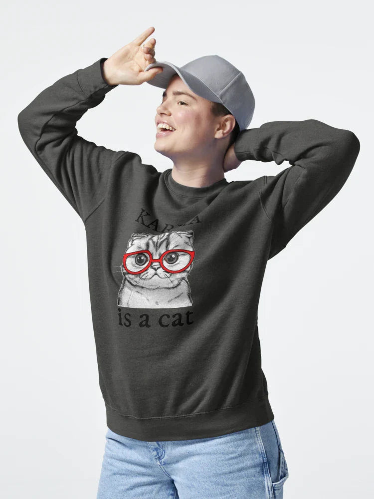 Karma is a Cat Midnights Lyric T-Shirt | Sticker | Scottish Fold Cat | Music Lyrics Fan Merchandise Classic T-Shirt
