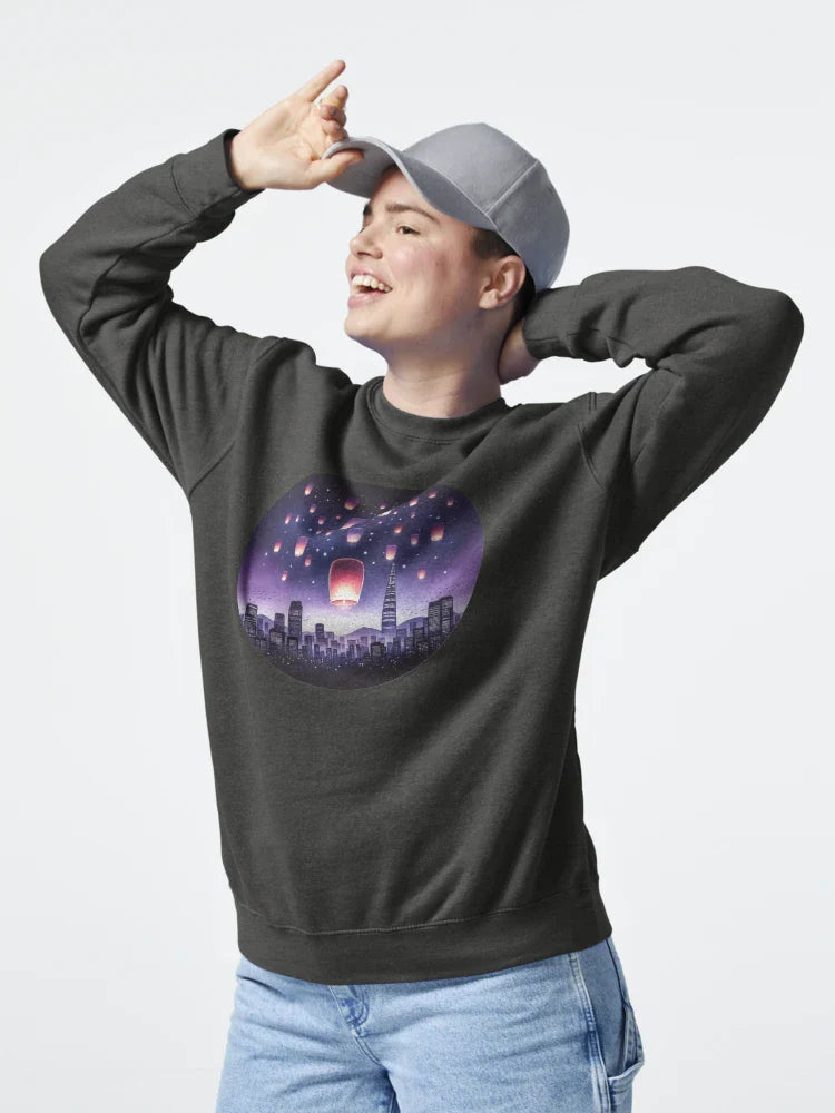 Lanterns Don’t Rush – Floating Seoul Calm Classic T-Shirt