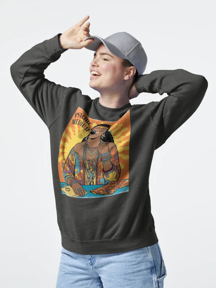 Hippie Boho African American Woman: Psychic Medium Classic T-Shirt