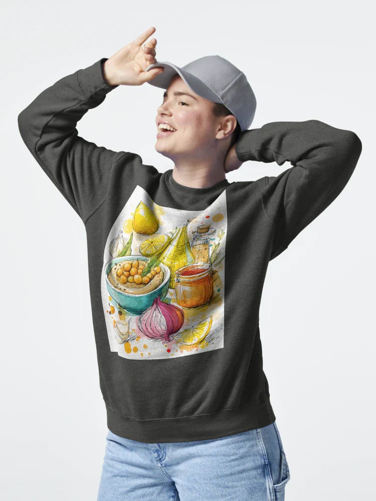 Bursting Flavors of Hummus- A Vibrant Middle Eastern Culinary Symphony Classic T-Shirt