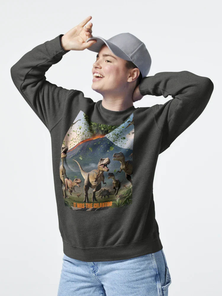 It Was the Cilantro – Dinosaur Extinction Parody Design Classic T-Shirt