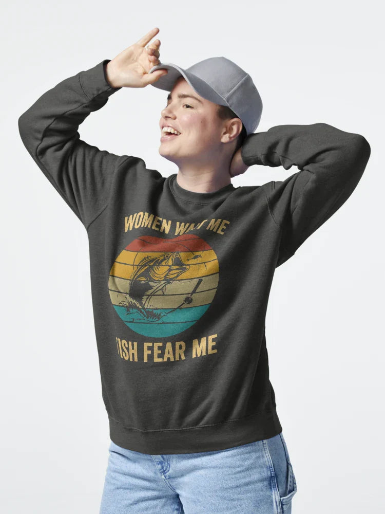 Women Want Me Fish Fear Me Women Want Me Fish Fear Me Classic T-Shirt