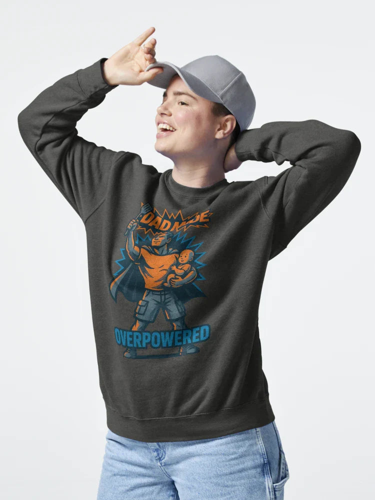 Dad Mode: Overpowered | Superhero Father T-Shirt for Father’s Day Classic T-Shirt