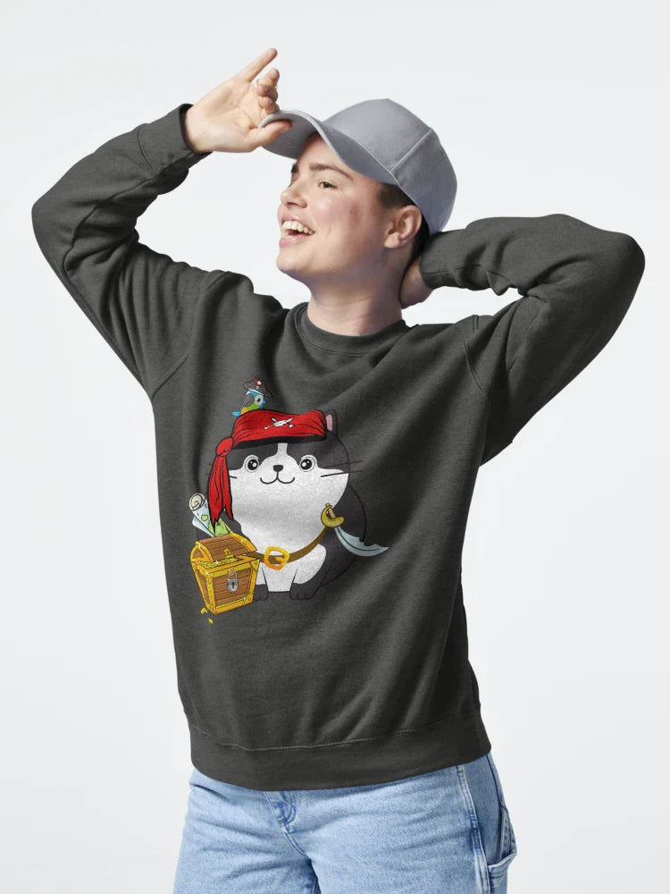 Halloween Pirate Fat cat  Classic T-Shirt