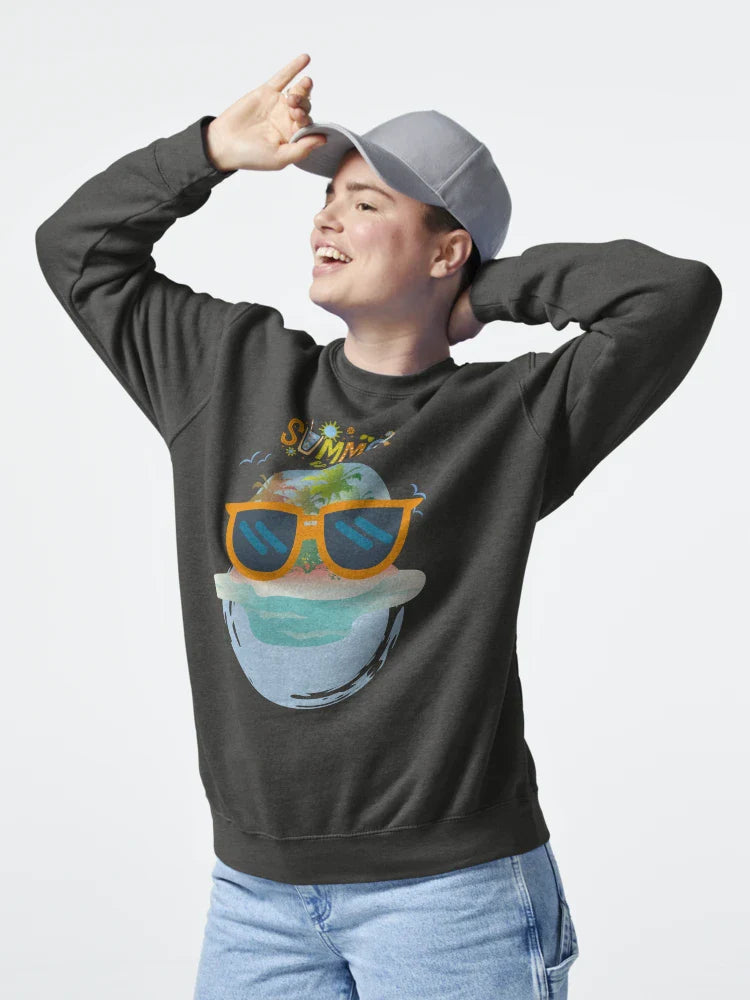 Retro Summer Vibes, Tropical Sunglasses Design Classic T-Shirt