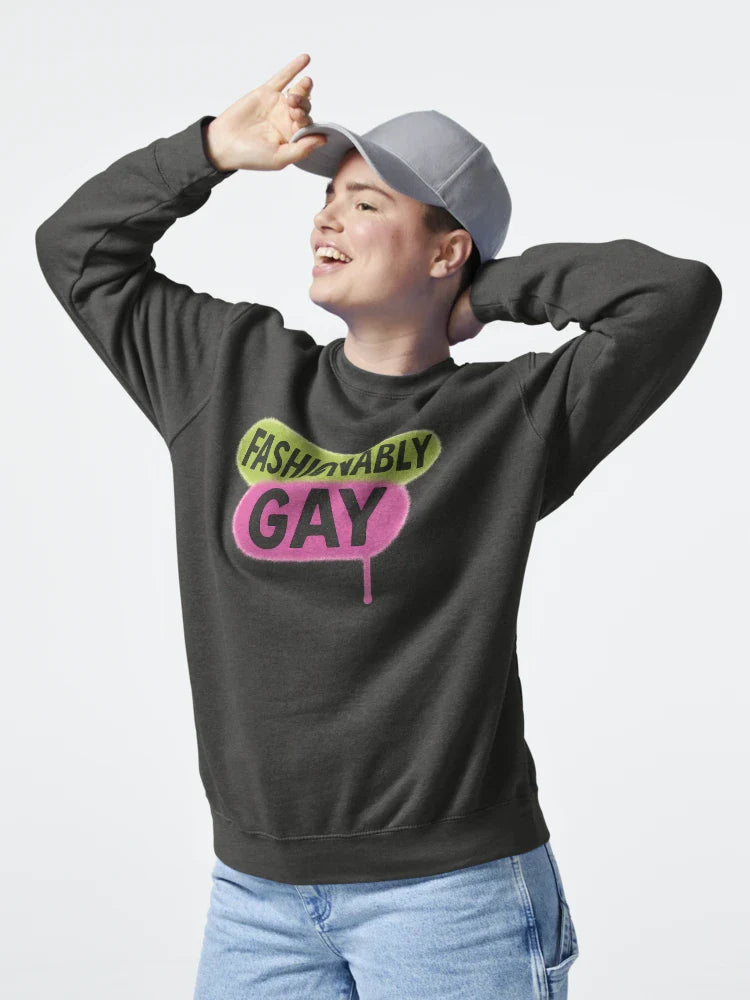 Fashionably Gay – Bold Neon Pride Art Classic T-Shirt