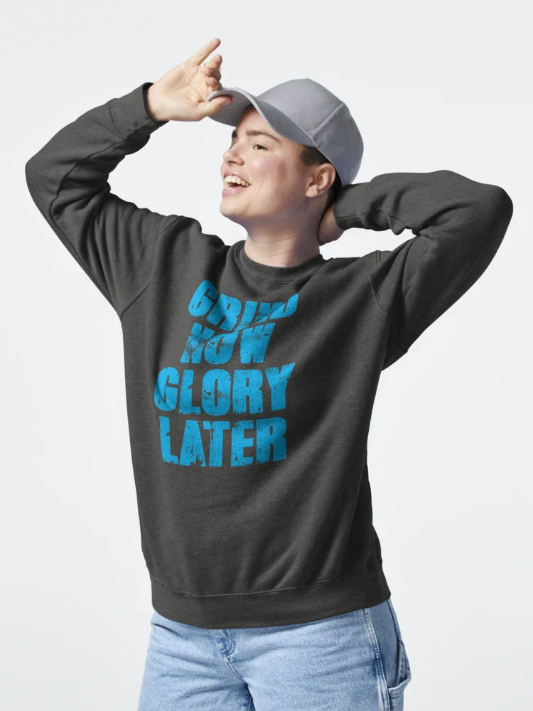 Grind Now Glory Later | Motivational Fitness Quotes  Classic T-Shirt