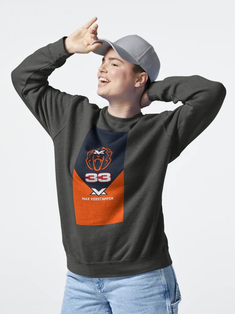 Max Verstappen 33 Lion Logo Design Classic T-Shirt