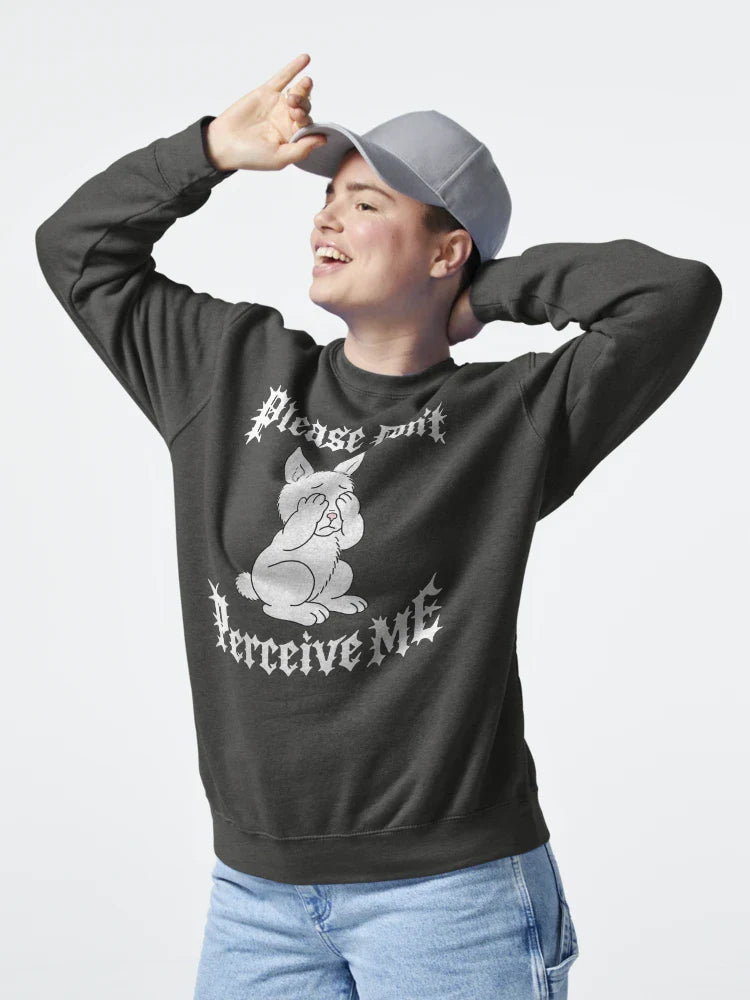 Rabbit Please Don't Perceive Me Classic T-Shirt