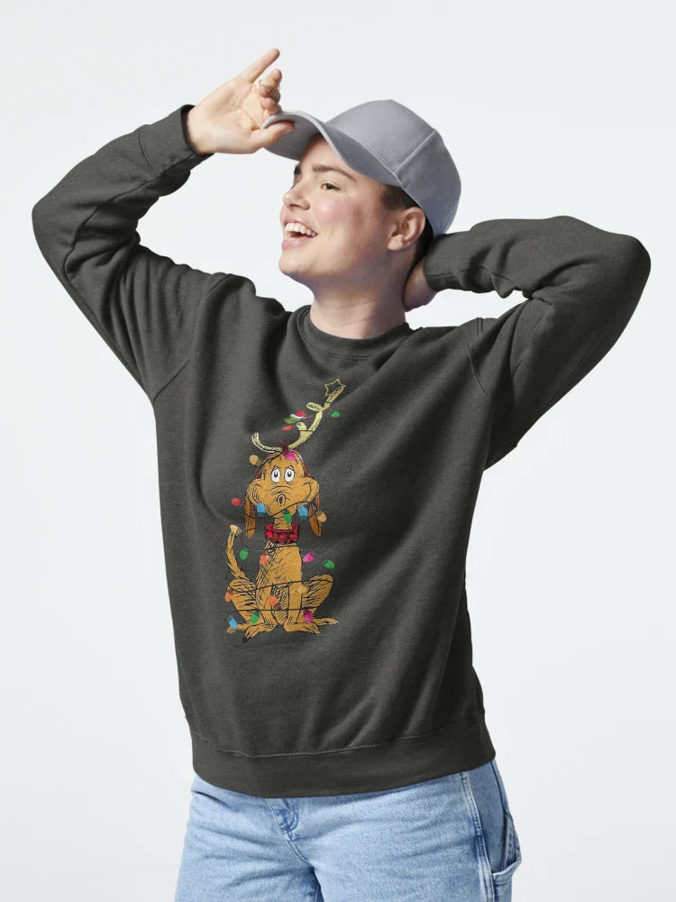 Dog Christmas Light Classic T-Shirt