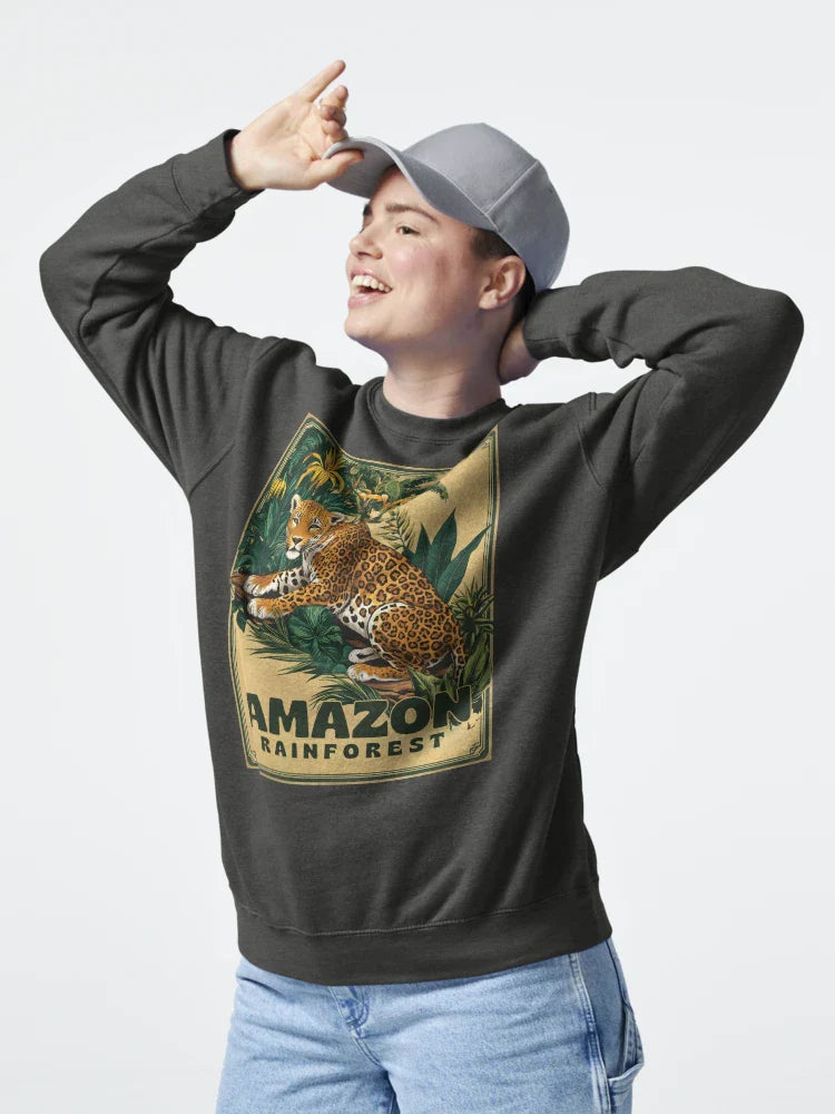 A Vintage Illustration of Amazon Rainforest - Brazil  Classic T-Shirt