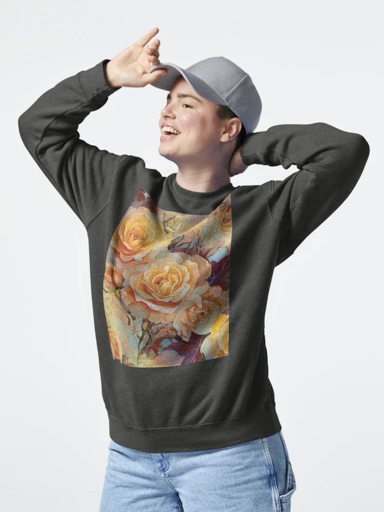 Delicate Pearlescent Rose Florals Classic T-Shirt