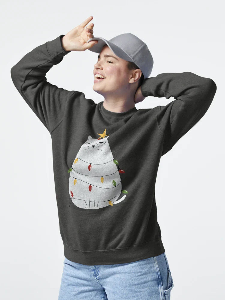 Grumpy Christmas Cat Classic T-Shirt