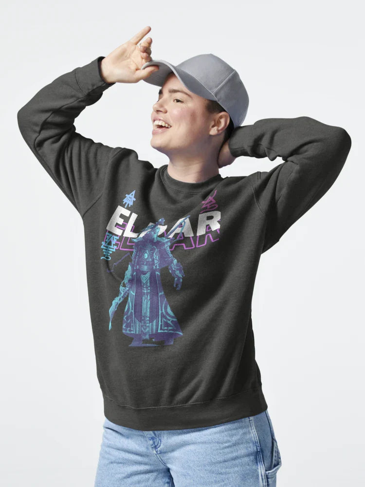 Eldar Aeldari Farseer Space Elf White Blue Classic T-Shirt