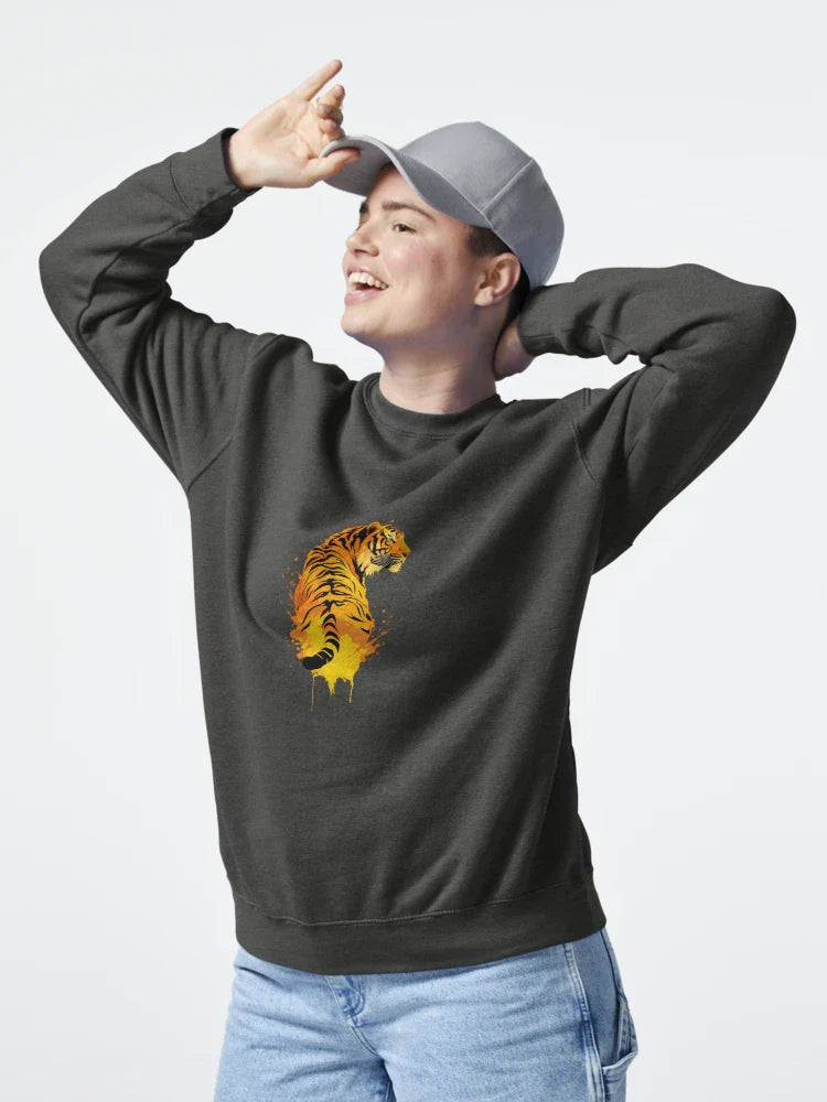 Vibrant Tiger Watercolor Art Classic T-Shirt