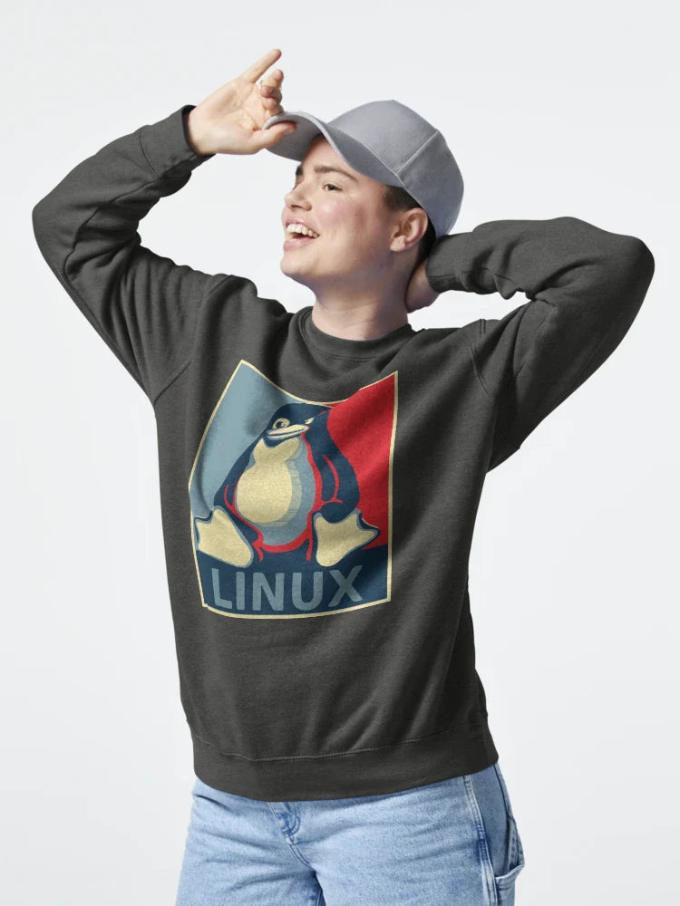 Linux tux penguin obama poster Classic T-Shirt