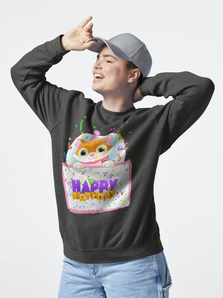 Happy Birthday Party Cat Classic T-Shirt