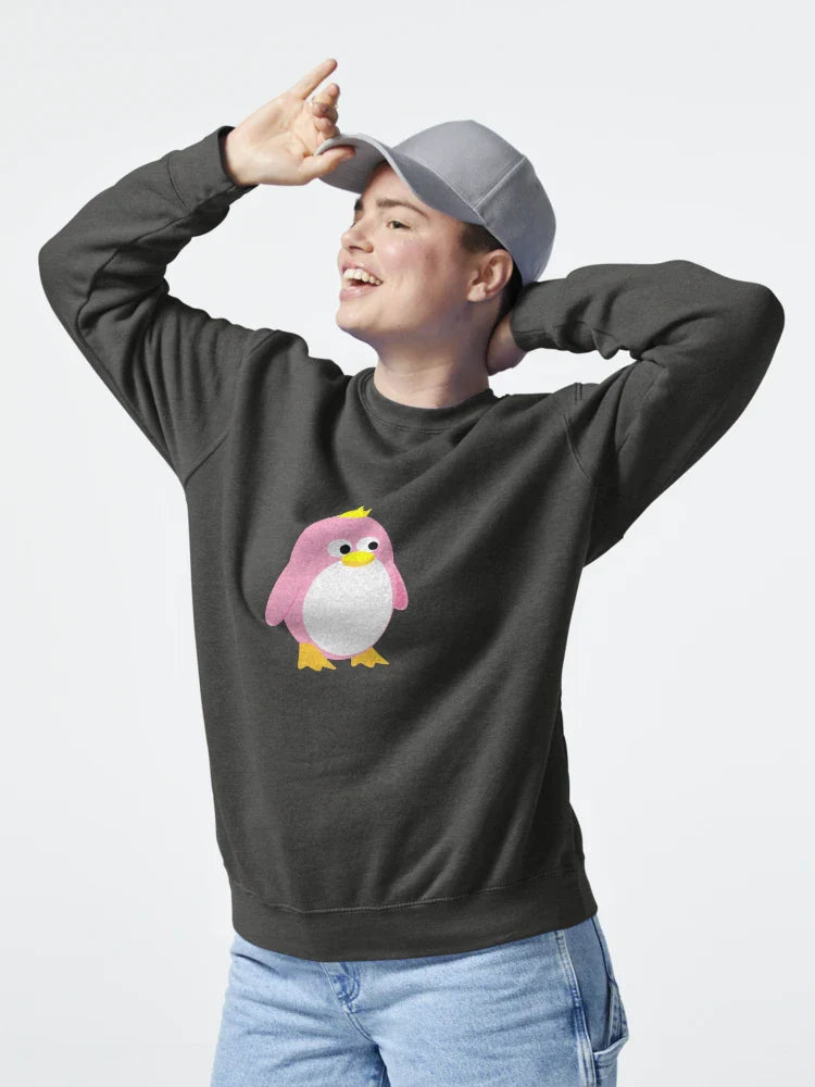 Royal Kawaii Pink Penguin with Crown Classic T-Shirt