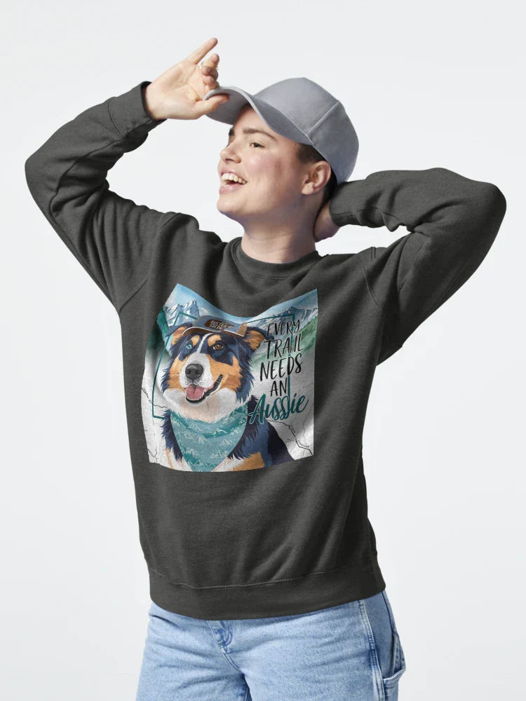 Hiking Aussie Dog Art Adventure Bestfriend Classic T-Shirt