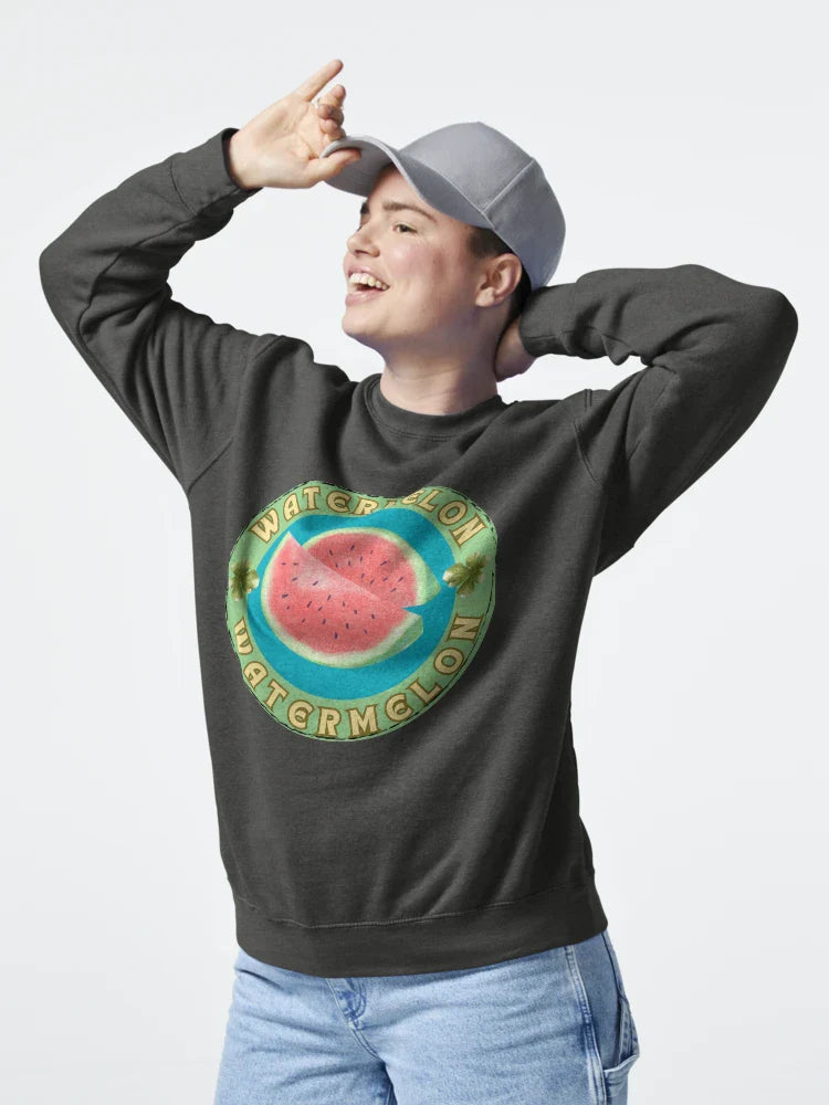 Aesthetic Watermelon Art – Retro Fruitcore Summer Classic T-Shirt