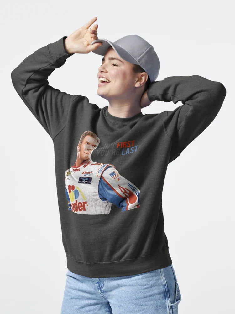 Will Ferrell Talladega Nights Ricky Bobby "If You Ain't First You're Last" Classic T-Shirt