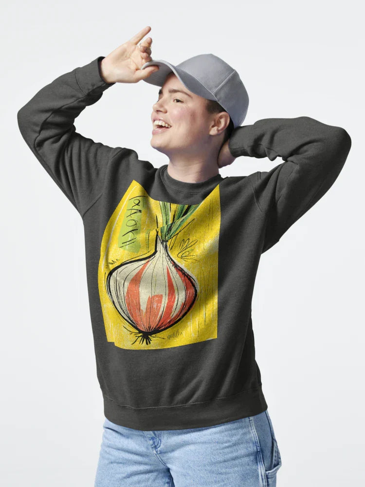 Spice Up Your Kitchen Walls - Playful Onion Art Bursting with Color Abstract Culinary Art Classic T-Shirt