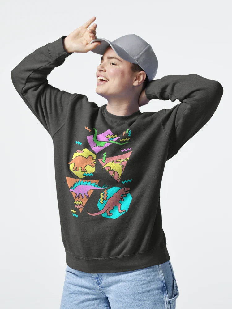 Nineties Dinosaurs Pattern Classic T-Shirt