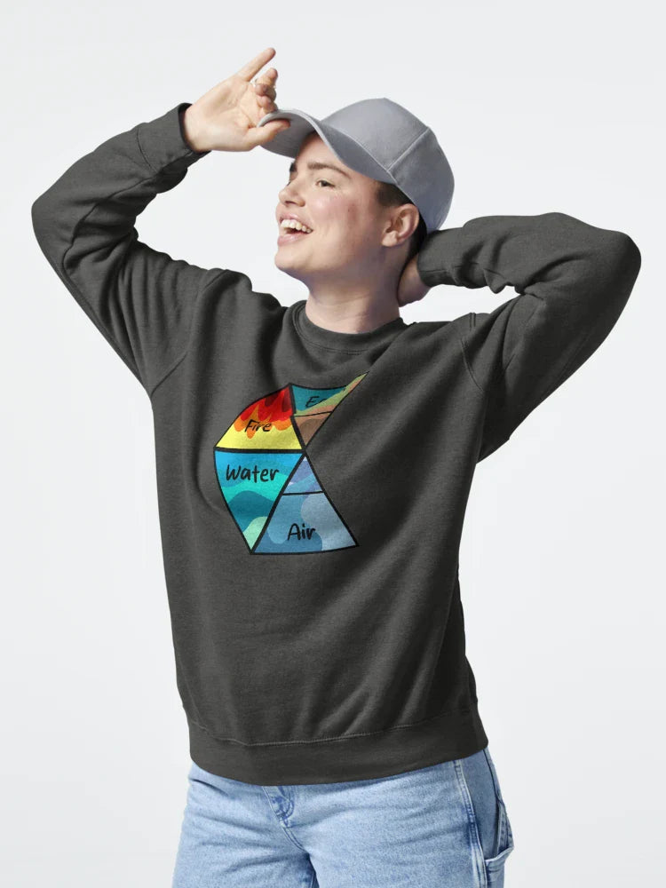 Fire, Earth, Water, Air, Symbol, Alchemy Classic T-Shirt