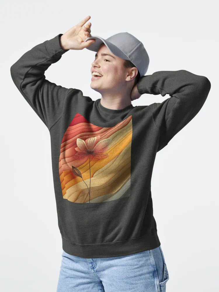 Waves of Warmth – A Paper-Cut Blossom Classic T-Shirt