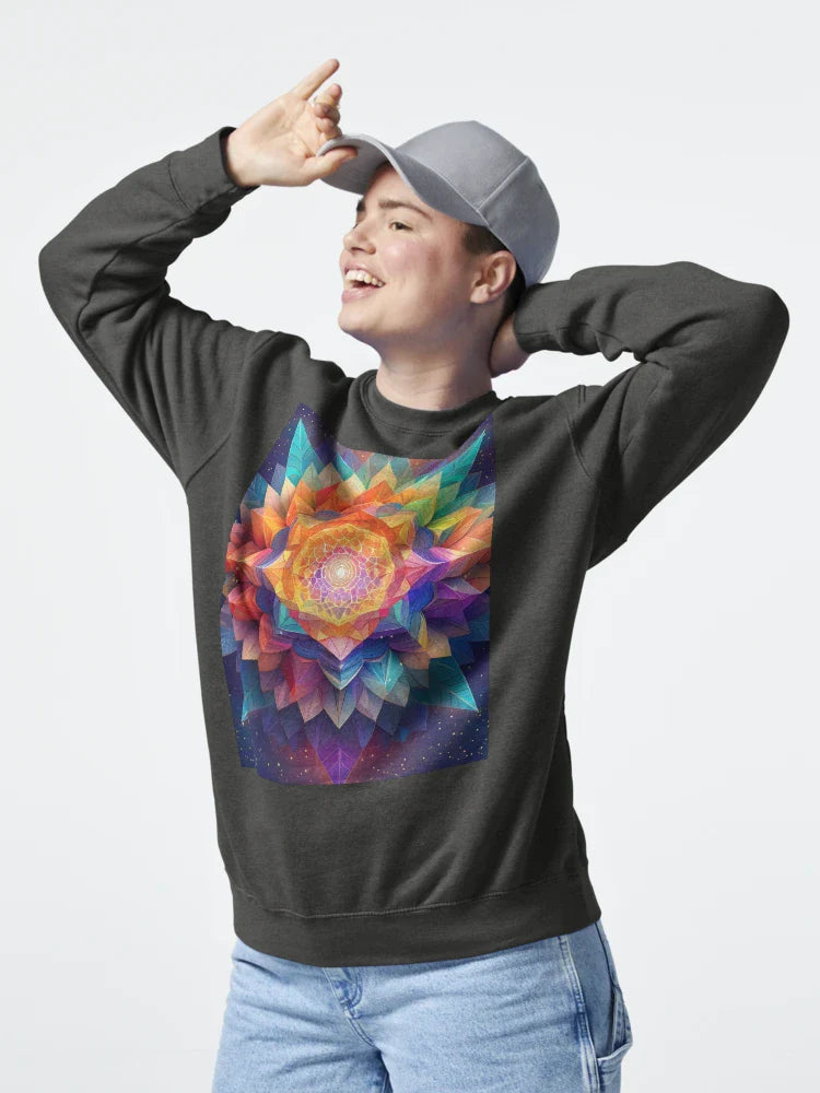 Beautiful and heavenly mandala art, kaleidoscope of shapes, origami Classic T-Shirt