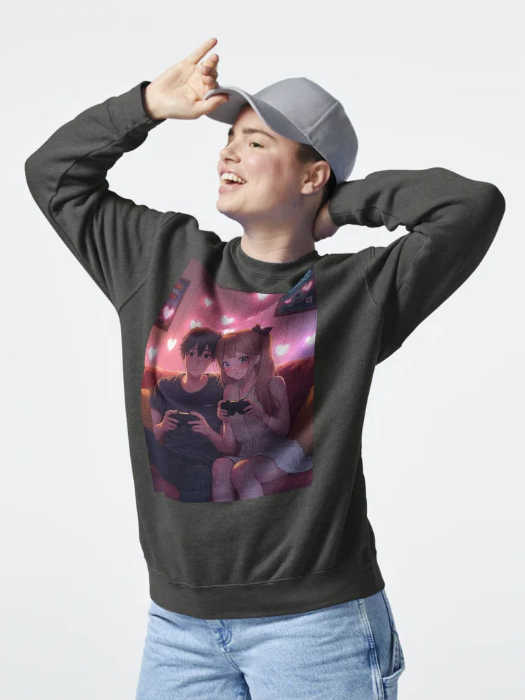 Anime Gamer Couple Classic T-Shirt