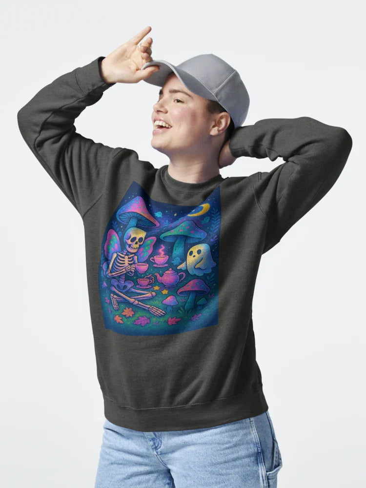 Spooky Grove: Skeleton Moth Tea Party Classic T-Shirt