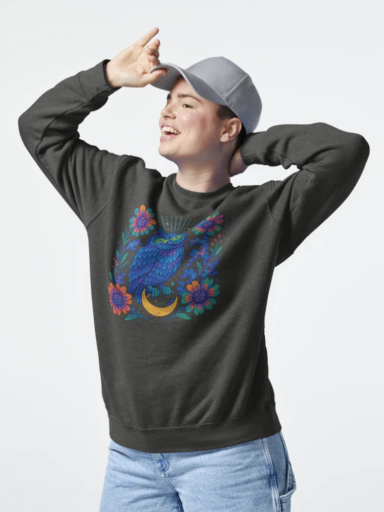 Folk Magic Owl - Among Cosmic Flowers Classic T-Shirt