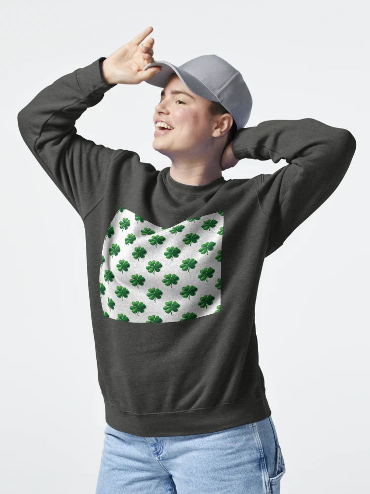 Charming Cute Clovers Pattern Classic T-Shirt