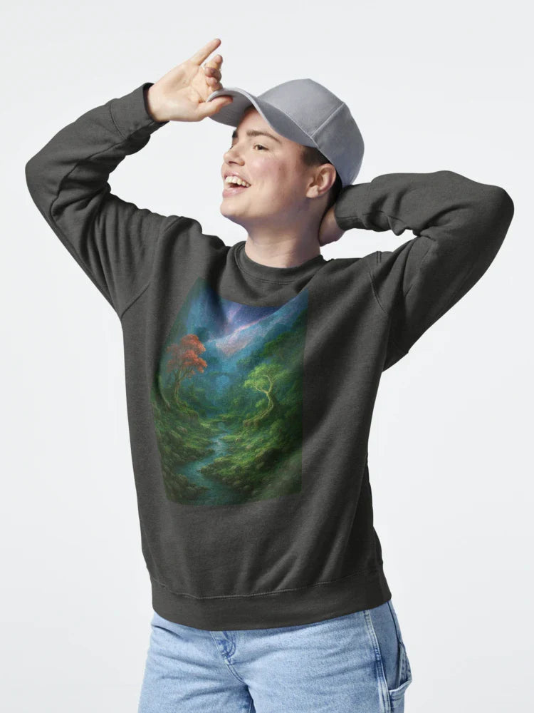 The Breathing Landscape (7/∞) - The Heart of the Floating Forest Classic T-Shirt