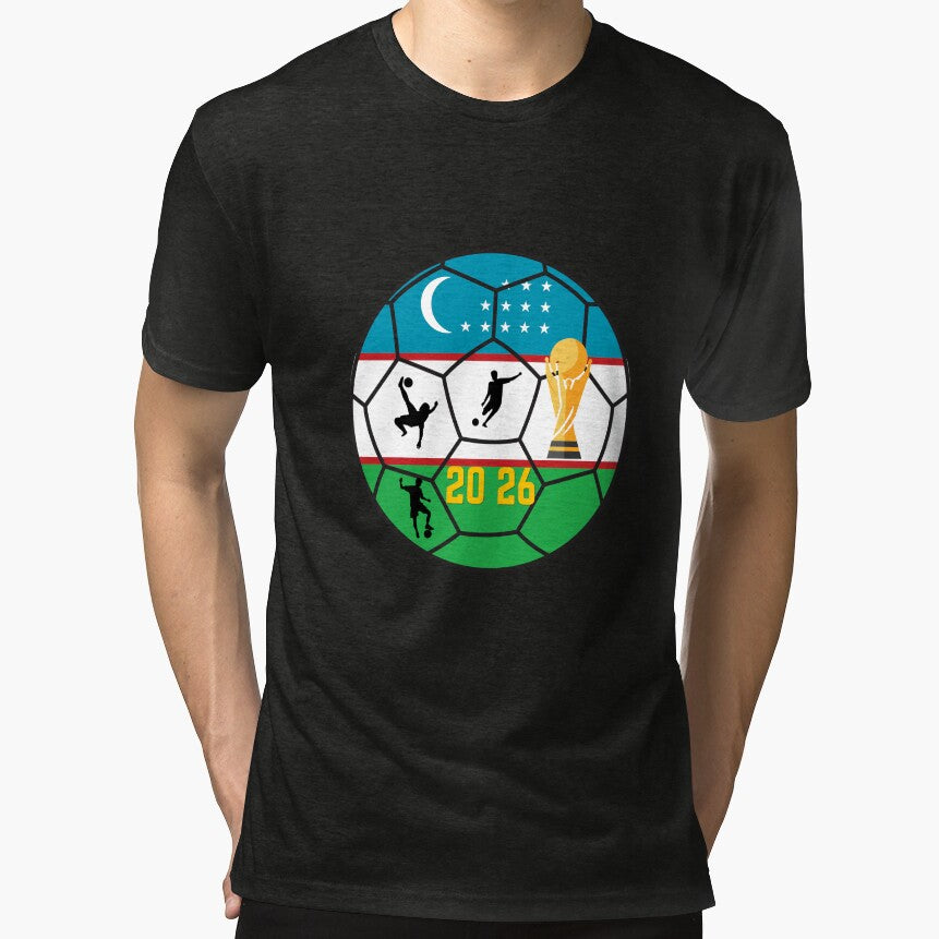 Uzbekistan Football 2026: World Cup Debut Flag Ball Art by Mandarynkashop