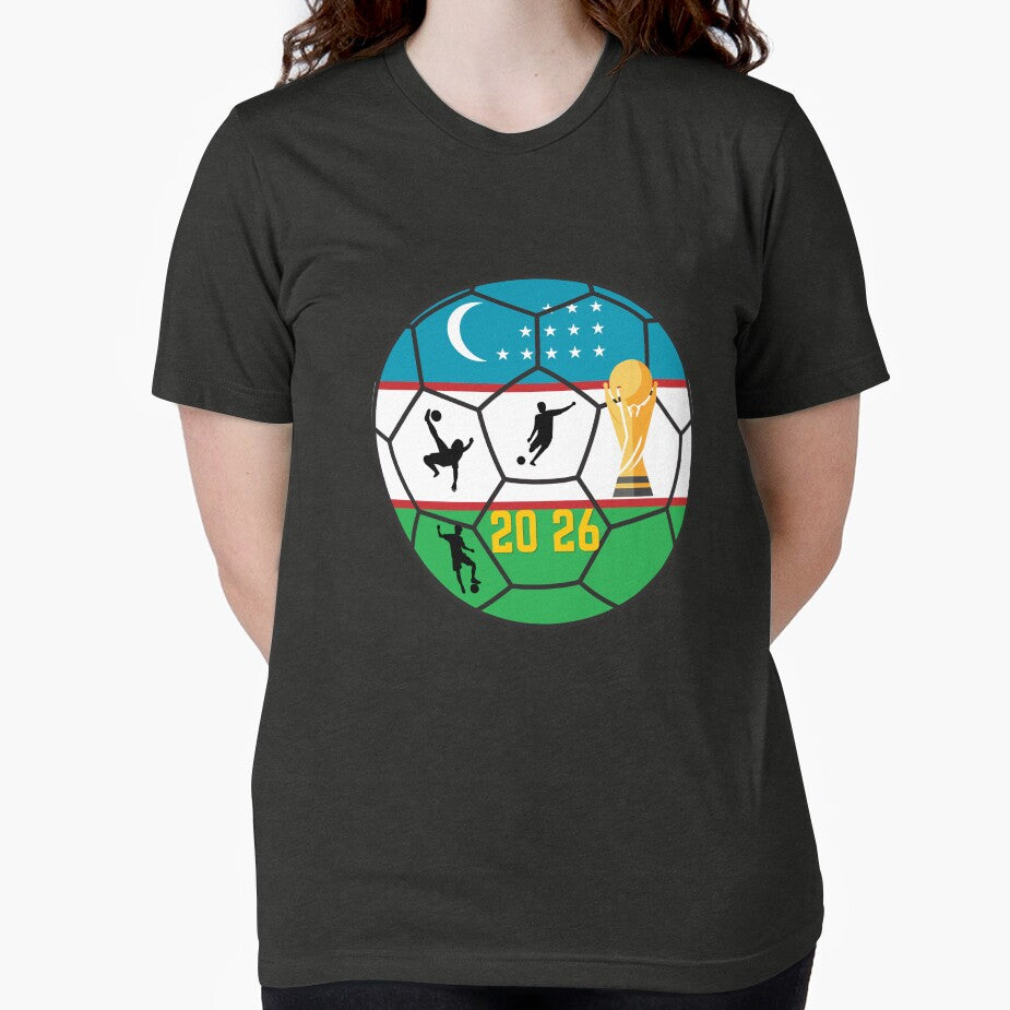 Uzbekistan Football 2026: World Cup Debut Flag Ball Art by Mandarynkashop