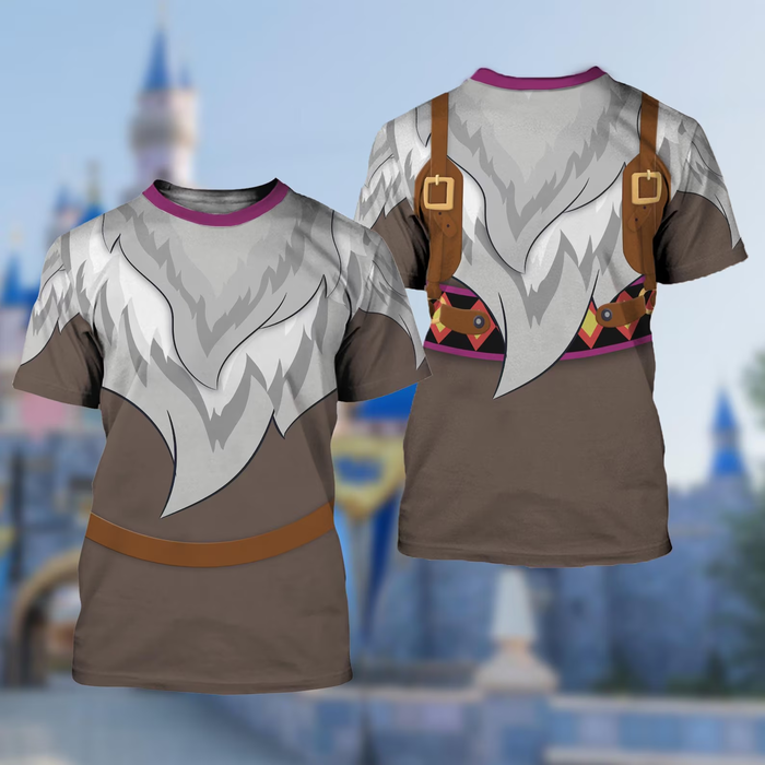 Sven Frozen Reindeer Costume T-Shirt, Sven Reindeer 3D Shirt