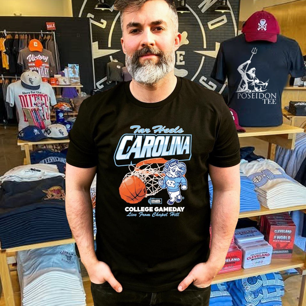 Tar Heels Carolina College Gameday Live From Chapel Hill T-shirt