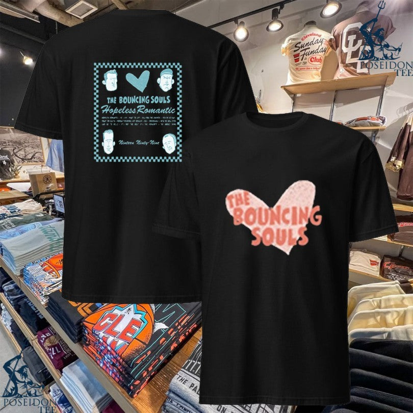 The Bouncing Souls Hopeless Romantic Hearts T-shirt