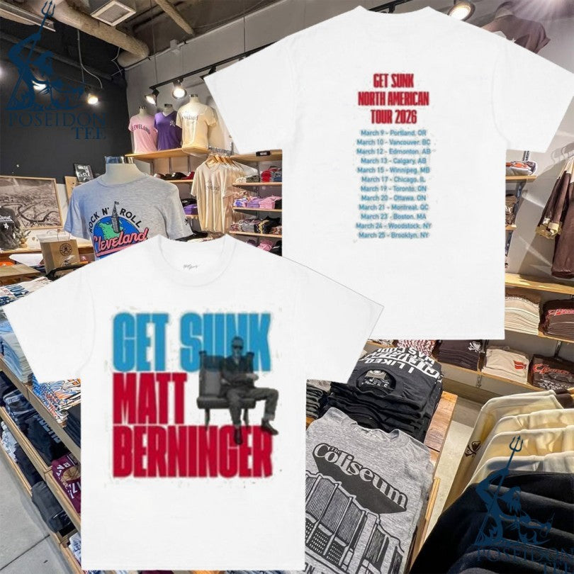 The Cbp Get Sunk North American Tour 2026 T-shirt