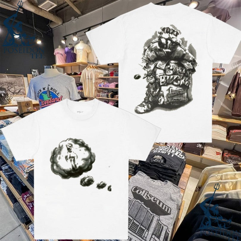 Travis Scott Cj X Spongebob Chum Bucket T-shirt
