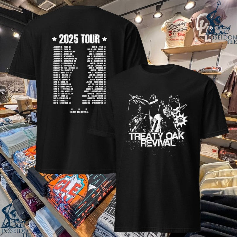 Treaty Oak Revival 2025 Tour T-shirt